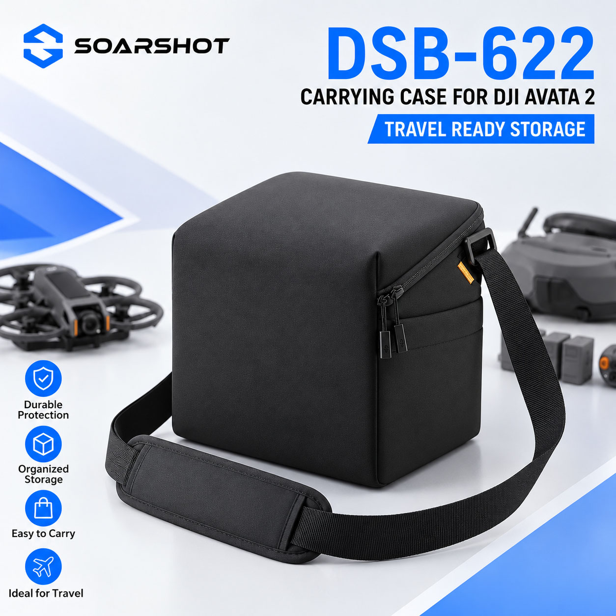 Чехол SOARSHOT для очков DJI A – обзор и цена Rc Helicopter Bag